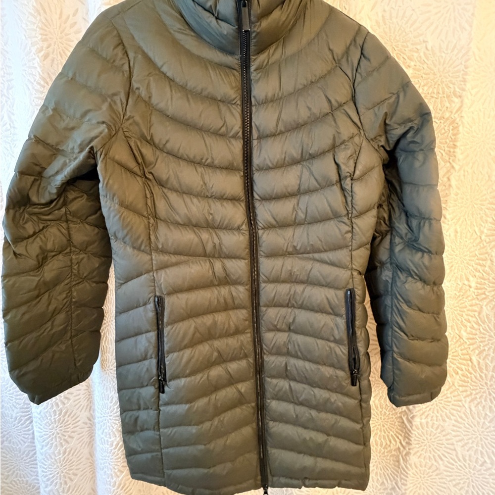 Michael Kors Olive Green Puffer Jacket